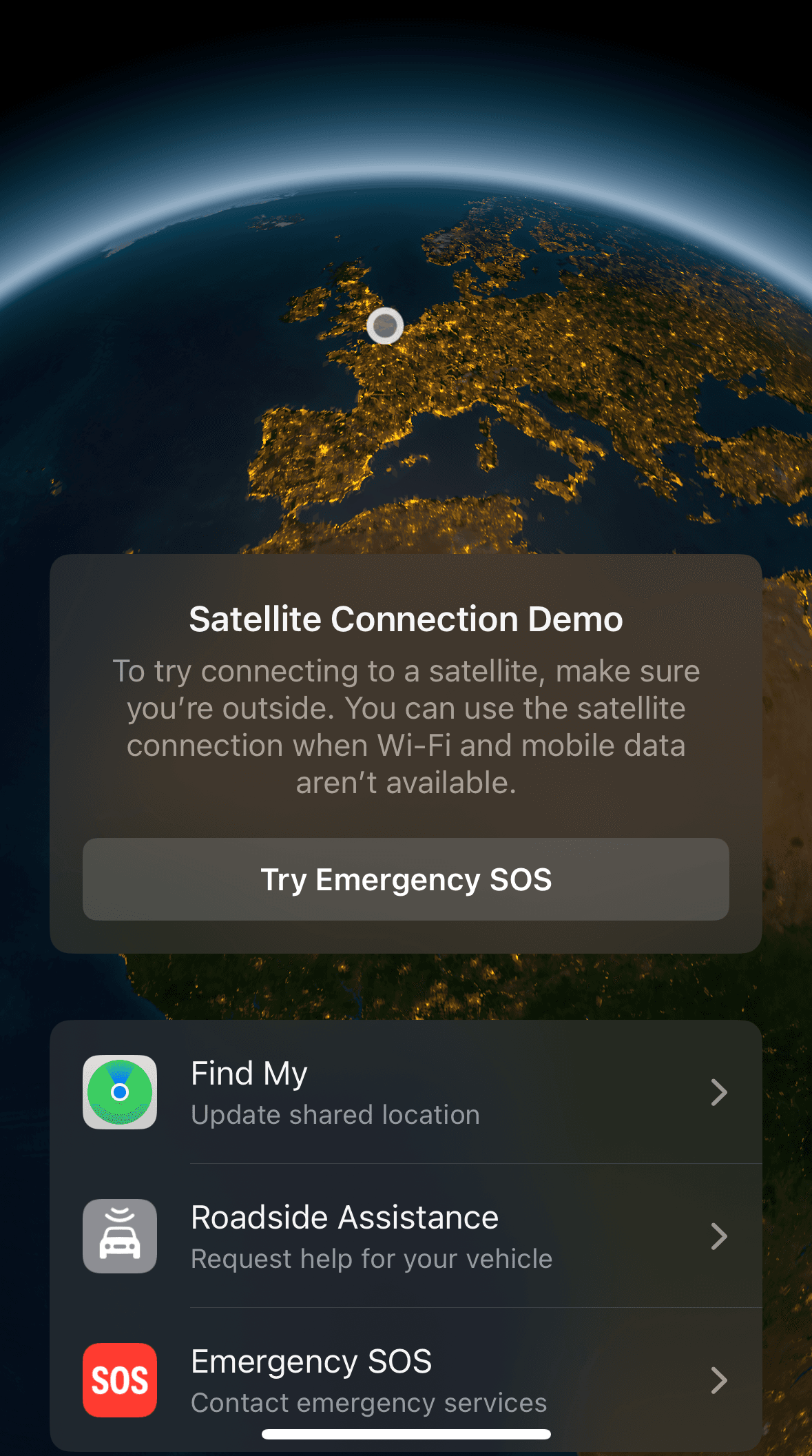 Satellite connectivity on your iPhone